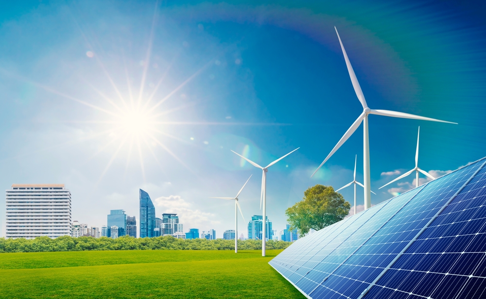 Solar panels and clean energy infrastructure